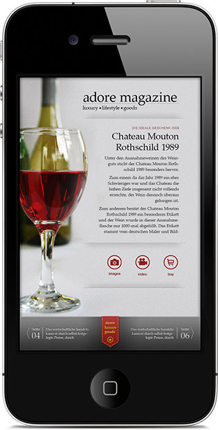 Adore Magazine Mobile App