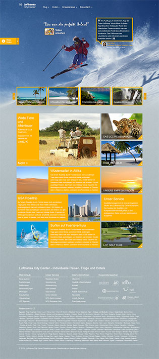 Lufthansa City Center - Themenwelt Abenteuer