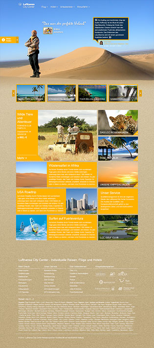 Lufthansa City Center - Themenwelt Wüste