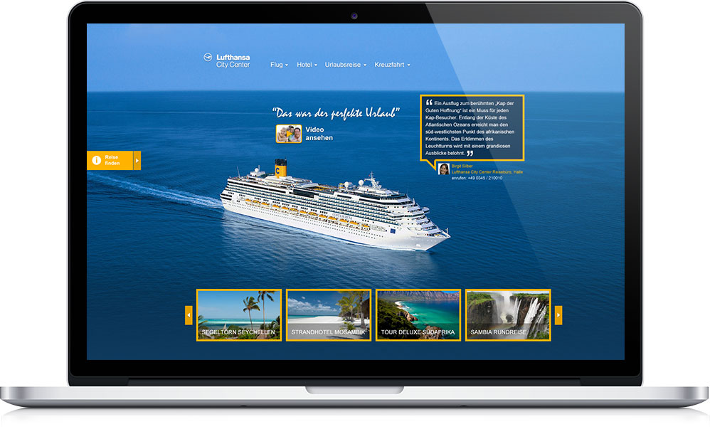 Lufthansa City Center Pitchkonzept