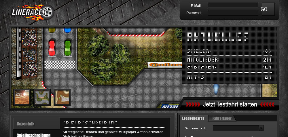 LineRacer Onlinegame