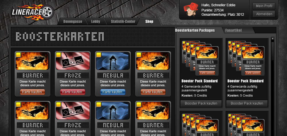 LineRacer Onlinegame