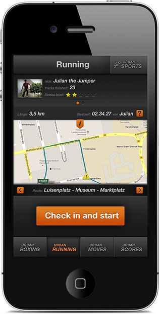 Urban Running - User Infos
