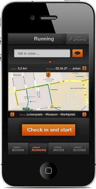 Urban Running - User Chat